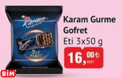 ETİ KARAM GURME GOFRET ETİ KARAM GURME GOFRET